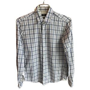BOSS Hugo Boss Plaid Button Down Shirt - Men's Medium